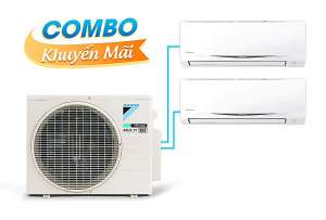 (Combo khuyến mãi) Hệ thống máy lạnh Daikin Multi S inverter 3.0Hp - MKC70SVMV-CTKC35RVMV+CTKC50SVMV